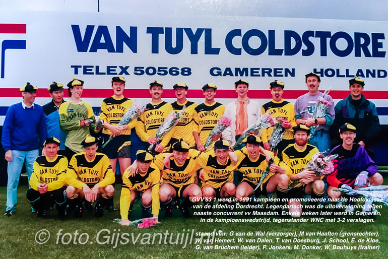 Kampioen GVV63 1 1991 2